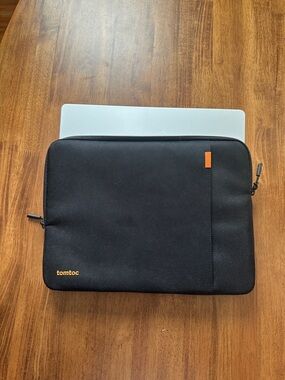 Tomtoc Black Laptop Sleeve